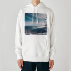 awawoの青空と山の風景 Heavyweight Hoodie