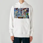 きなこもちの小屋２号店の海の中の家の鍋パーティー Heavyweight Hoodie