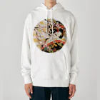 manyou-lab_Ukiyo-eの浮世絵 美人画 Ukiyoe beauty painting [UB-NIJI06-SR001-0004] Heavyweight Hoodie