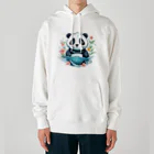 waterpandaの水中のパンダ Heavyweight Hoodie