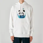 waterpandaの水に落ちるパンダ Heavyweight Hoodie