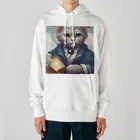 キャリーの紳士猫 Heavyweight Hoodie