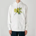 gentle_timeの新鮮なカラフルなミモザの花束 Heavyweight Hoodie