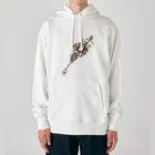 motsunabeeのpearl clip, unique, new design, special Heavyweight Hoodie