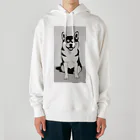 ワイルドワンズの柴犬のキュートなキャンバス Heavyweight Hoodie