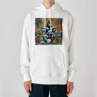 gollisquatのアームカールゴリラ Heavyweight Hoodie