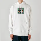 barisukaのゲーム中毒のブルドッグ Heavyweight Hoodie