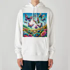 すずらん24の幸運のお花畑 Heavyweight Hoodie