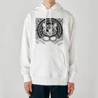 にくきゅう299のArabesque Serenade: A Cat's Melody Heavyweight Hoodie