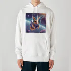 うさぎやの宇宙を旅するうさぎ4 Heavyweight Hoodie