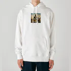 Irregular is beautifulのMajestic Serenity: Dawn of Enlightenment Heavyweight Hoodie