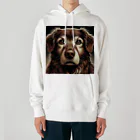 Ama'sの気難しやの犬さん Heavyweight Hoodie