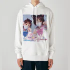 midori_kawaのYuki&JK セーラー服コラボ 夢をつかみ取れ❗️ Heavyweight Hoodie