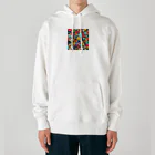 BrilliantTiaraのカラフルボタン Heavyweight Hoodie