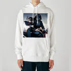 ヨーカズのバイク女子 Heavyweight Hoodie