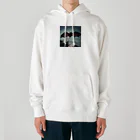 namuhatimanの空を飛ぶコウモリ Heavyweight Hoodie