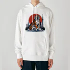 momonekokoの風格漂う王者の虎 Heavyweight Hoodie