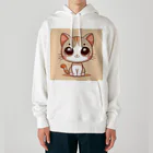 yos-1292583のねこニコばん Heavyweight Hoodie