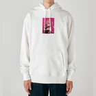 AQUAMETAVERSEのピンクのチャーム Marsa 106 Heavyweight Hoodie