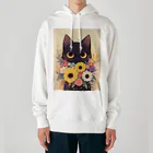 AQUAMETAVERSEの花束を猫に　Hime  253 Heavyweight Hoodie