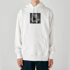 cotaro_worksのドラゴン 鉛筆画03 Heavyweight Hoodie