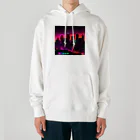 パワドラのネオンカラーで輝く都市2 Heavyweight Hoodie