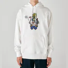 ひよこ男爵とまだむにゃんのはるだにゃん Heavyweight Hoodie