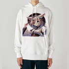 yos-1292583のねこニコばん Heavyweight Hoodie