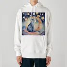 星降る夜にの眠り猫 Heavyweight Hoodie