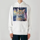 星降る夜にの宇宙猫 Heavyweight Hoodie