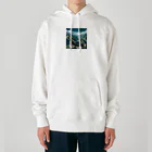 Pixel Art Goodsの万里の長城（pixel art） Heavyweight Hoodie