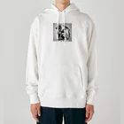 cotaro_worksのドラゴン　鉛筆画23 Heavyweight Hoodie