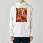 AQUAMETAVERSEのダリアの花の中の笑顔　なでしこ1478 Heavyweight Hoodie