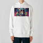 space catの宇宙猫 Heavyweight Hoodie