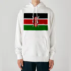 お絵かき屋さんのケニアの国旗 ヘビーウェイトパーカー