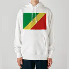 お絵かき屋さんのコンゴ共和国の国旗 Heavyweight Hoodie