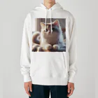 yos-1292583のねこニコばん Heavyweight Hoodie