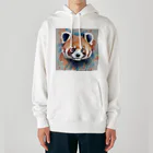 WithRedPandaの水彩風レッサーパンダ Heavyweight Hoodie