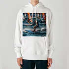 AQUAMETAVERSEのsupとwindsurfingレース　エンジェル717 2065 Heavyweight Hoodie