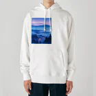 AQUAMETAVERSEの雲海とホテル街の灯　ラフルール　1859 Heavyweight Hoodie