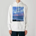 mariteriaの夕暮れの海 Heavyweight Hoodie