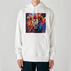 タカヤマ・サイトの艶・喝采の獅子 Heavyweight Hoodie