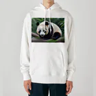 ジャパネットケフィアの竹の達人パンダ Heavyweight Hoodie