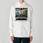 チェリモヤの運転席からの絶景 Heavyweight Hoodie