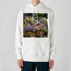 AQUAMETAVERSEの華やかな花が入った花かご　なでしこ1478 Heavyweight Hoodie