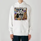 akinyan3128の絵描きのパンダ君 Heavyweight Hoodie