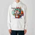 一番星のかわいいドラゴンコスチュームのリス Heavyweight Hoodie