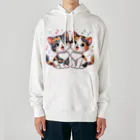 チェリモヤのねこコーラス 08 Heavyweight Hoodie