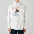 せつらデザイングッズの熱唱ロボ Heavyweight Hoodie