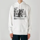 KONEKO_NEKOの子猫の散歩 Heavyweight Hoodie